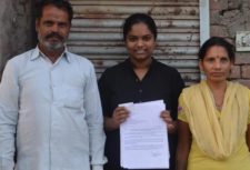 Anti-Slavery International partners Volunteers for Social Justice with workers and their bondage release certificate