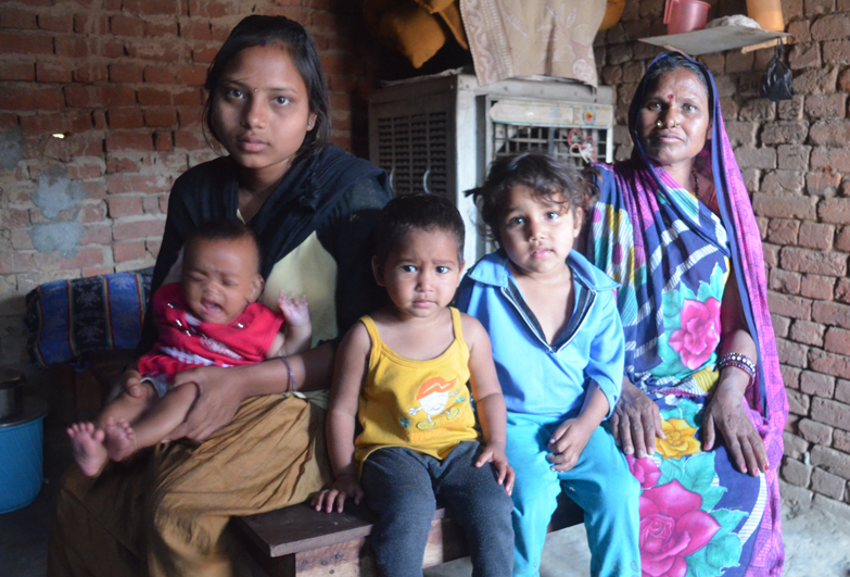 Indian family freed from debt bondage in brick kiln