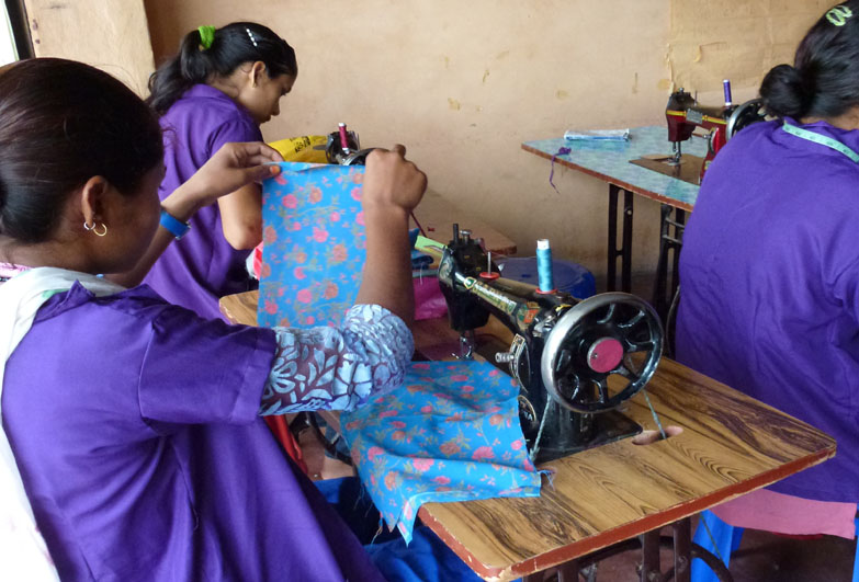 Tailoring classes in Nepal