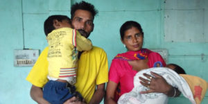 pooja and her family, woman worker in brick kiln