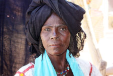Tatinatt who was born into slavery in Niger but now is free and her children go to school
