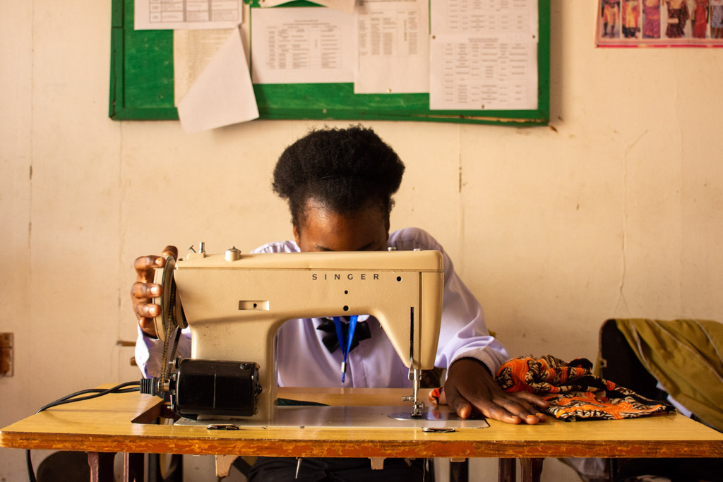 Young domestic worker in Tanzania