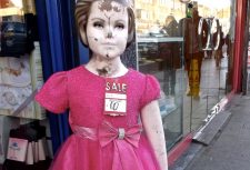 Doll with a price tag - photo taken by a trafficked woman