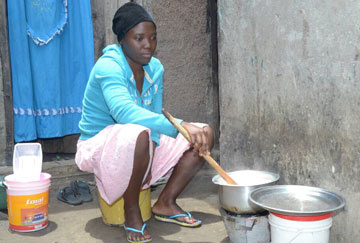Child domestic worker in Tanzania