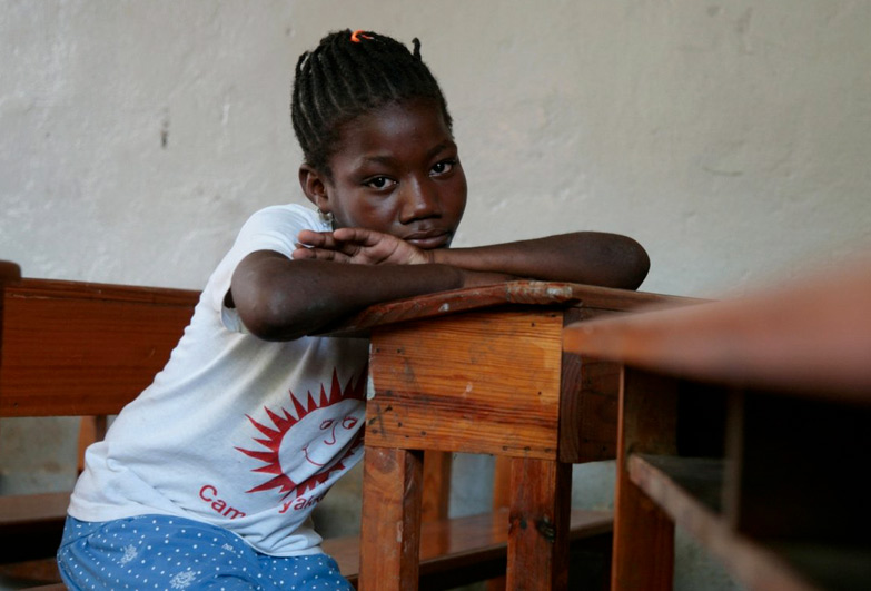 Child affected by slavery