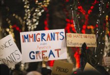 Protest against Trump's migration policies