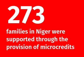 273 families in Niger received microloans