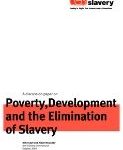 poverty, development and the elimination of slavery report cover