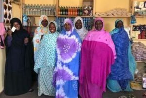 women in shop in mauritania