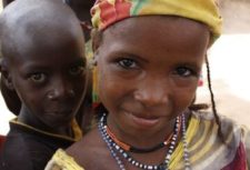 children of slave descent in Niger smiling