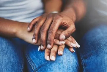 Holding hands