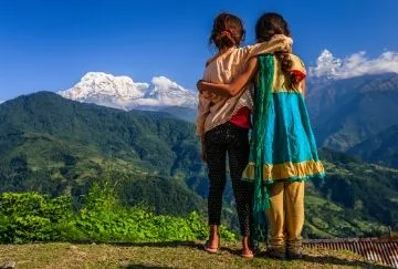 Girls in Nepal