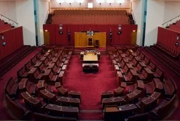 Interior of the Australian Senate building