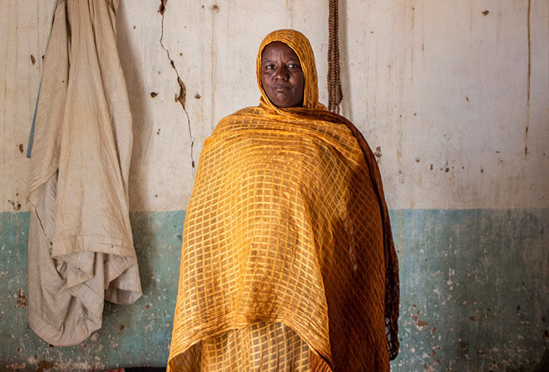 Saidou, a survivor of descent-based slavery, who now owns her own business