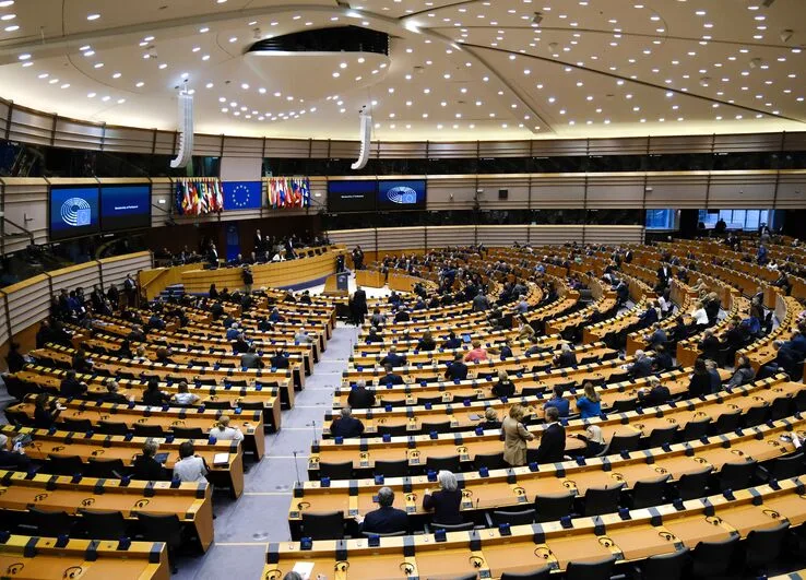Interior of the EU Parliament