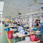 A textile cloth factory in Ba Ria, Vietnam.