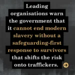 Thumbnail preview of Safeguard survivors, punish perpetrators and prevent exploitation - the correct strategy to end human trafficking and modern slavery
